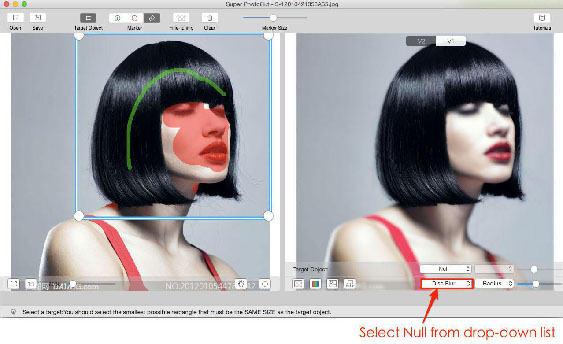 add effects to photo cut out mac
